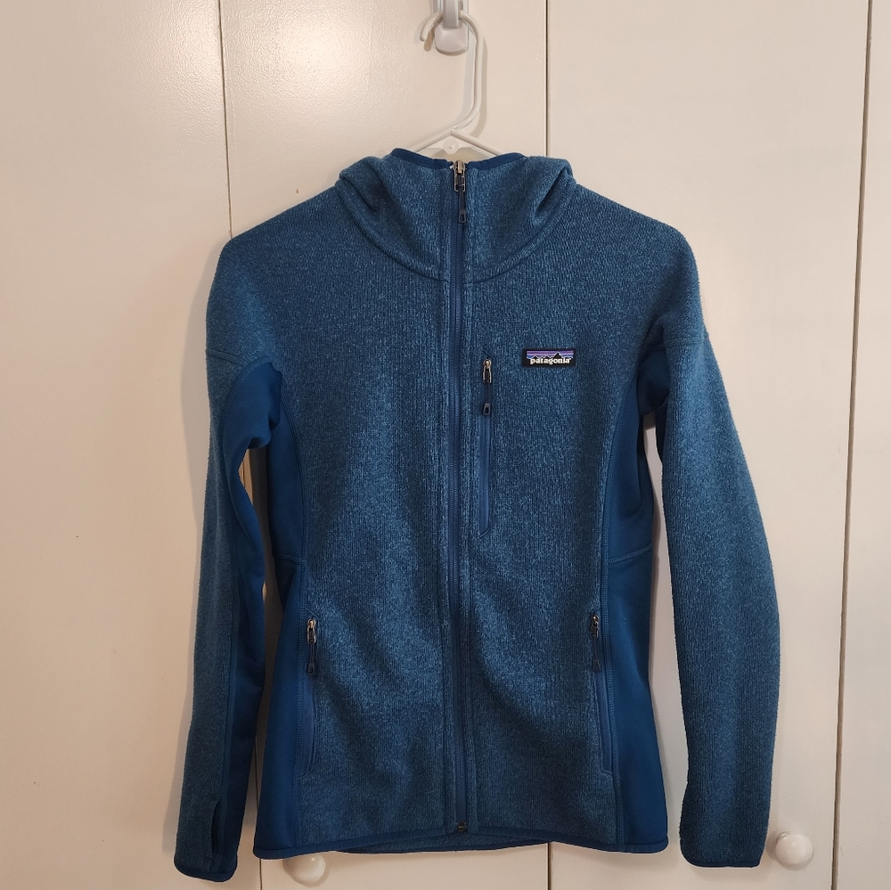 Patagonia Performance Better Sweater Hoodie (Blue, XS)